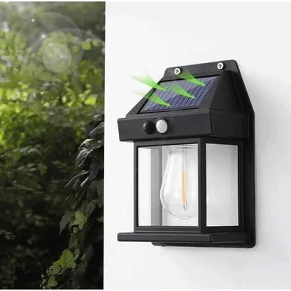 LAMPE MURALE SOLAIRE + Mini Lampe de Poche LED GRATUIT